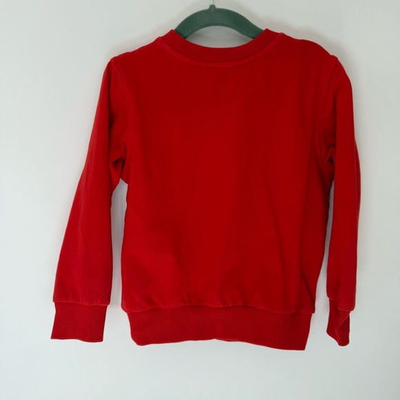 Moschino Kids Red Bear Sweatshirt Size 4 - Picture 2 of 6